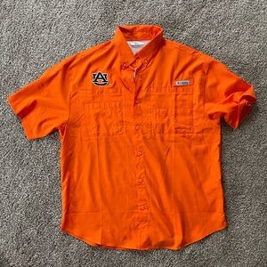 Columbia Pfg Auburn Tigers Shirt Mens 
